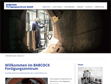 Tablet Screenshot of bfz-ob.de